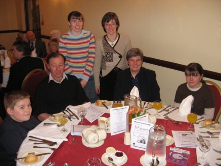A special 50th Anniversary Dinner was held in the Magherabuoy House Hotel (Portrush) on Friday 9th February 2007. Many past members and friends joined with the congregation at this special event.